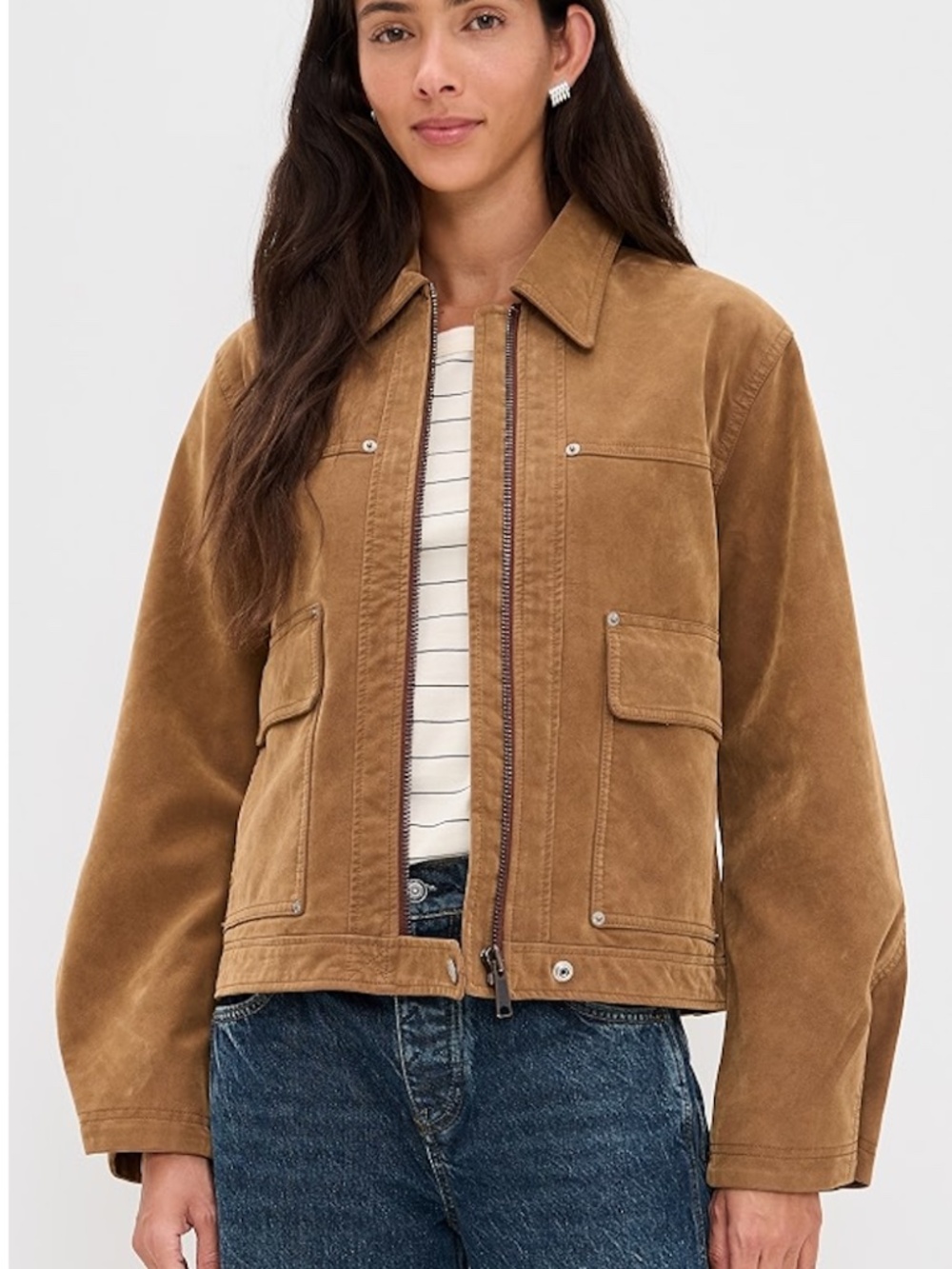 Free People Blair Faux Suede Jacket Blair Faux Suede Jacket